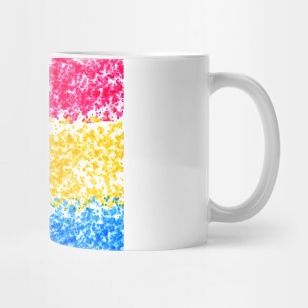 Pansexual Flag Painted Design by PurposelyDesigned